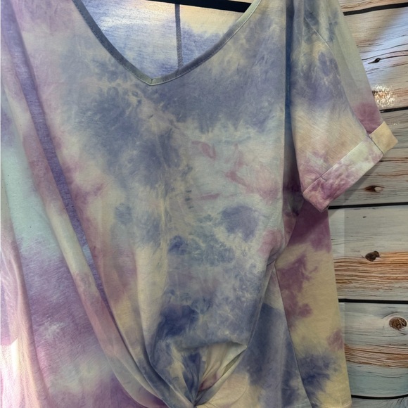 SHEIN Pastel Tie-Dye Top - Picture 5 of 6